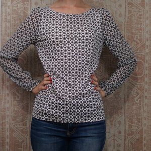 ⭐LOFT patterned blouse